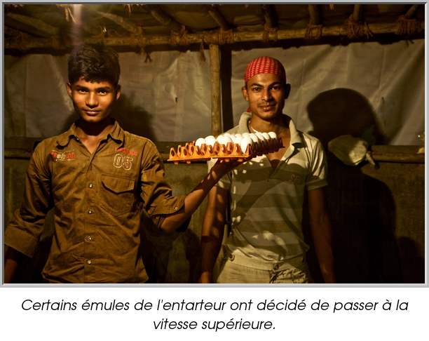 Certains émules de l'entarteur ont décidé de passer à la vitesse supérieure.