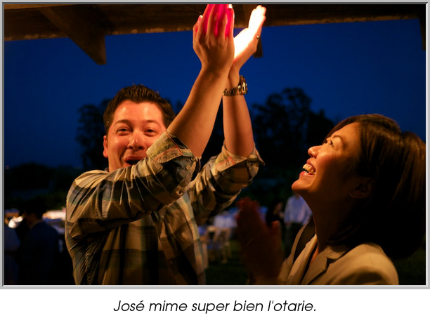 José mime super bien l'otarie.