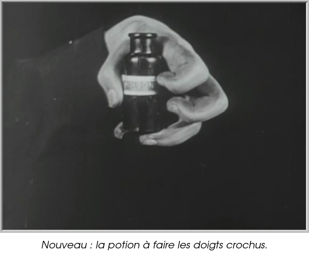 Nouveau : la potion à faire les doigts crochus.