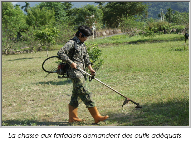La chasse aux farfadets demandent des outils adéquats.