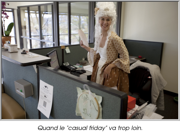 Quand le \"casual friday\" va trop loin.