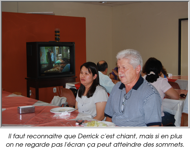 Il faut reconnaitre que Derrick c'est chiant, mais si en plus on ne regarde pas l'écran ça peut atteindre des sommets.