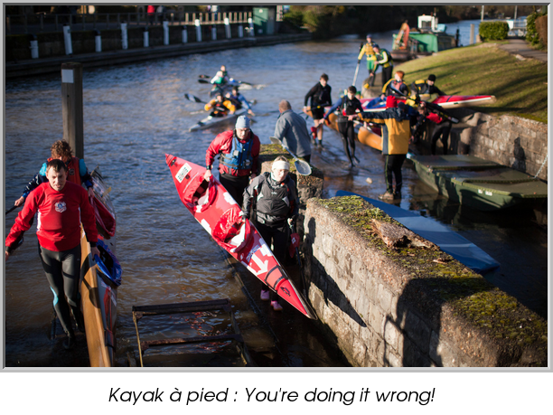 Kayak à pied : You're doing it wrong!