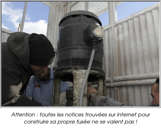 Attention : toutes les notices trouvées sur internet pour construire sa propre fusée ne se valent pas !