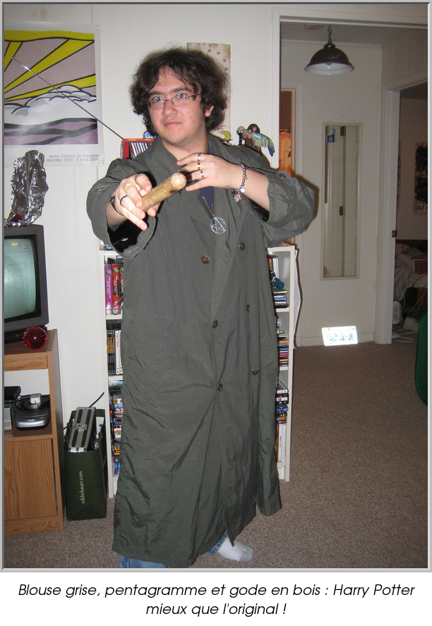 Blouse grise, pentagramme et gode en bois : Harry Potter mieux que l'original !