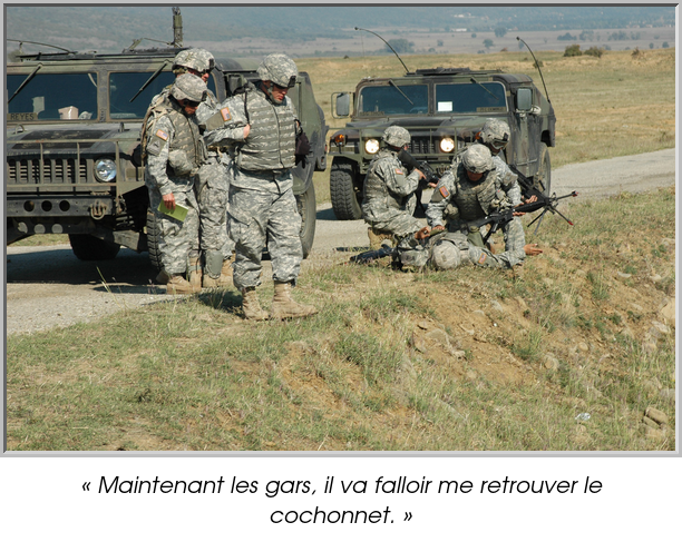 « Maintenant les gars, il va falloir me retrouver le cochonnet. »