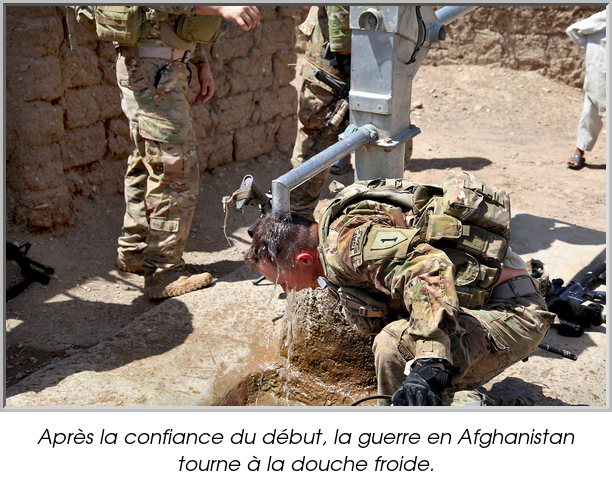 Après la confiance du début, la guerre en Afghanistan tourne à la douche froide.