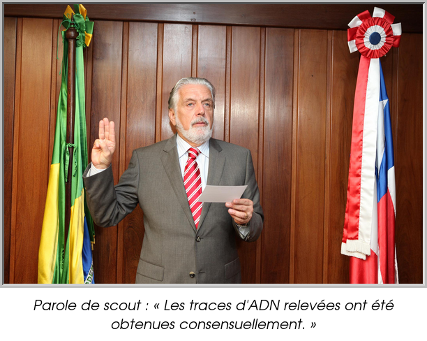 Parole de scout : « Les traces d'ADN relevées ont été obtenues consensuellement. »