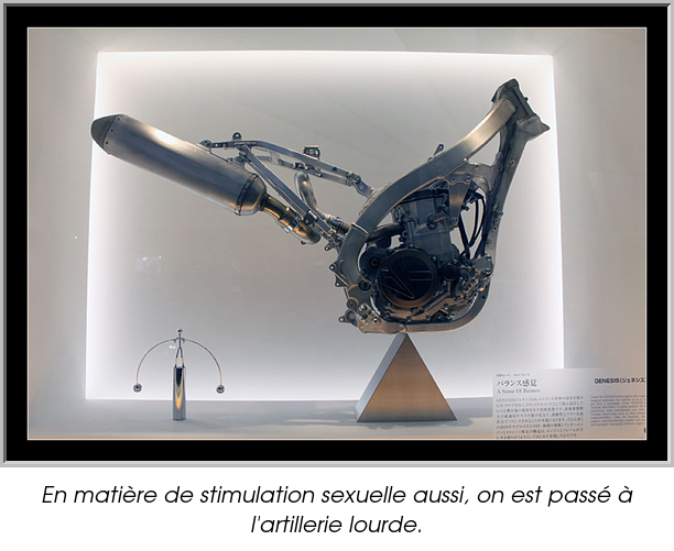 En matière de stimulation sexuelle aussi, on est passé à l'artillerie lourde.
