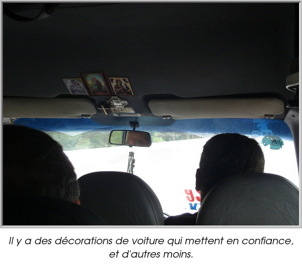 Il y a des décorations de voiture qui mettent en confiance, et d'autres moins.